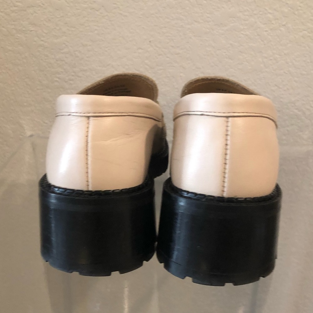 & Other Stories Heeled Leather Platform Loafers - Picture 5 of 12
